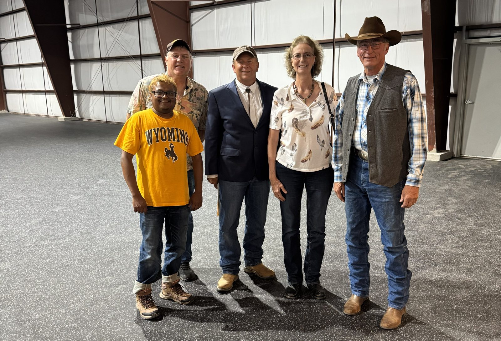 Brent Bien connecting with a Wyoming community at a campaign event
