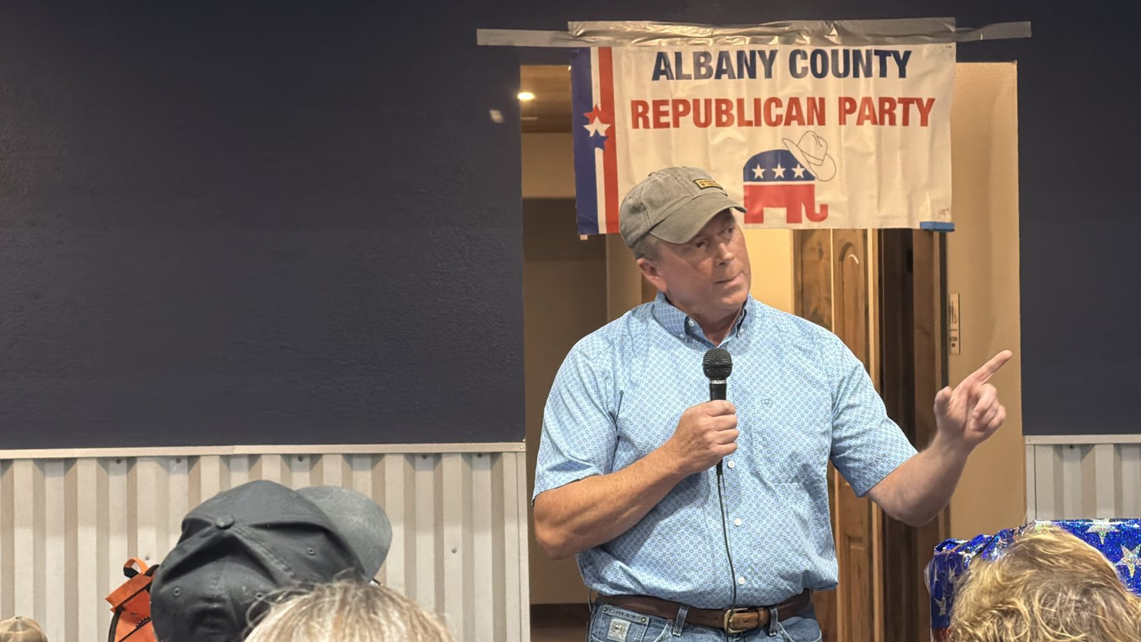 Brent Bien sharing his vision to Make Wyoming #1