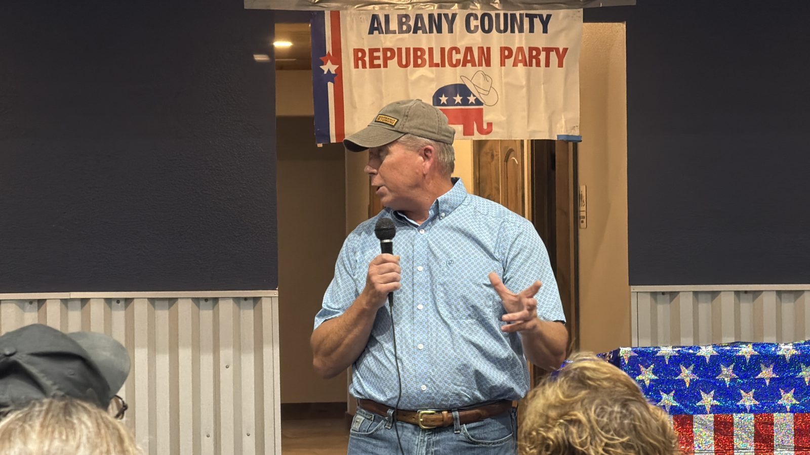 Brent Bien on the campaign trail in Wyoming